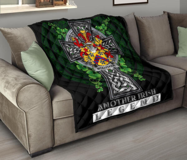 McCusker or Cosker Ireland Premium Quilt Family Crest Ireland Legend - Image 9