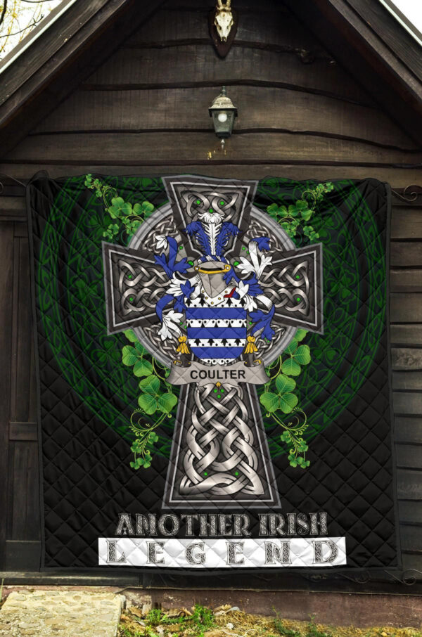 Coulter or O'Coulter Ireland Premium Quilt Family Crest Ireland Legend - Image 5