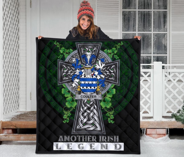 Coulter or O'Coulter Ireland Premium Quilt Family Crest Ireland Legend - Image 3