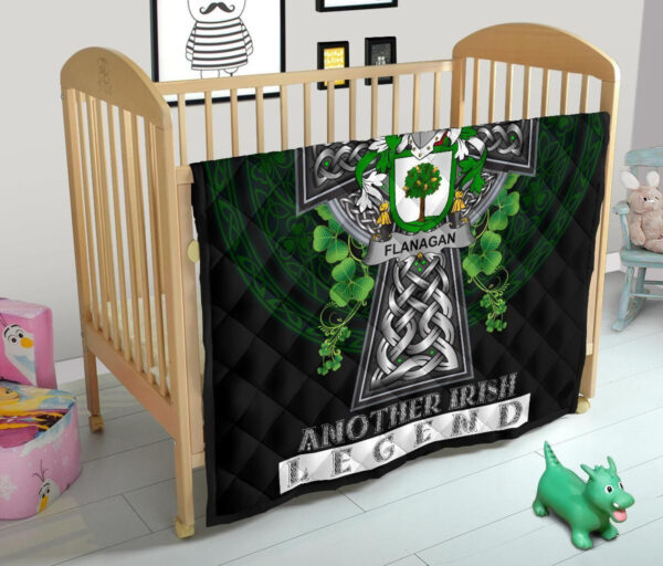 Flanagan or O'Flanagan Ireland Premium Quilt Family Crest Ireland Legend - Image 12