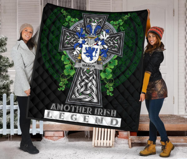 Mason Ireland Premium Quilt Family Crest Ireland Legend - Image 2