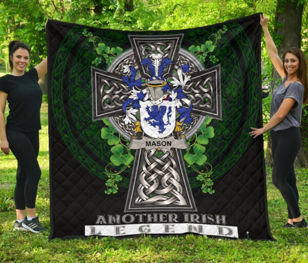 Mason Ireland Premium Quilt Family Crest Ireland Legend