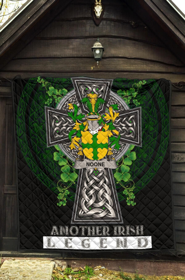 Noone or O'Noone Ireland Premium Quilt Family Crest Ireland Legend - Image 5