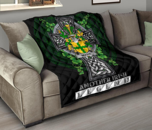 Noone or O'Noone Ireland Premium Quilt Family Crest Ireland Legend - Image 9