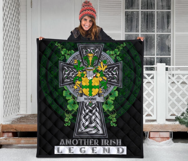 Noone or O'Noone Ireland Premium Quilt Family Crest Ireland Legend - Image 3