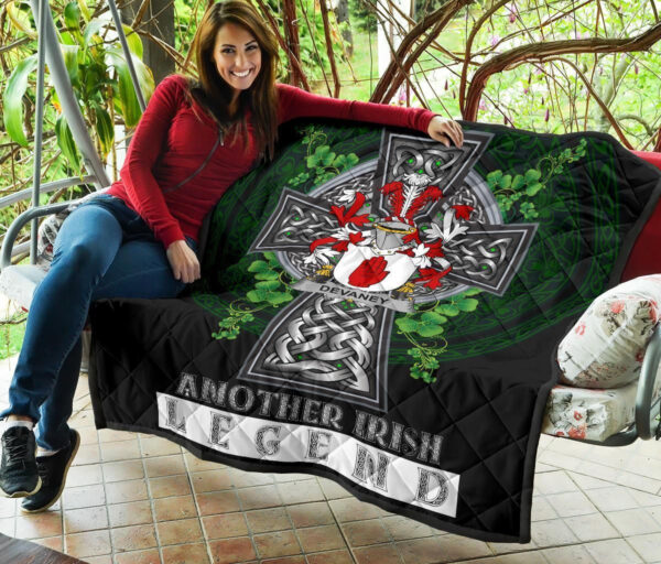 Devaney or O'Devaney Ireland Premium Quilt Family Crest Ireland Legend - Image 7