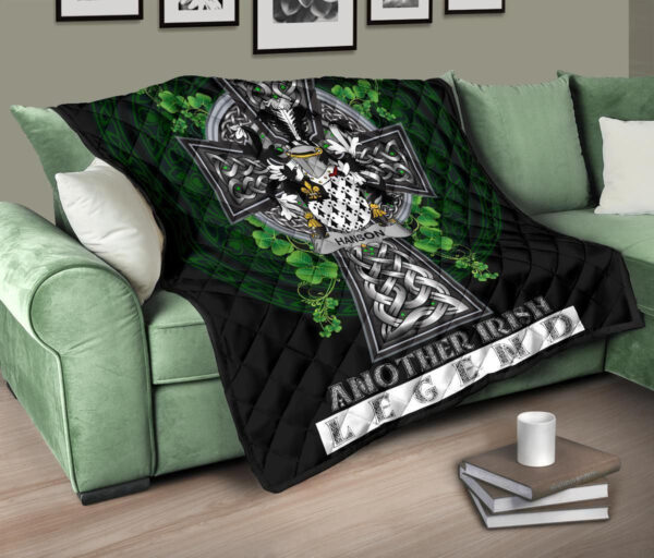 Hanson or O'Hanson Ireland Premium Quilt Family Crest Ireland Legend - Image 10