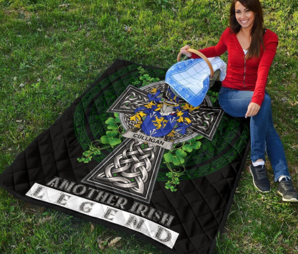 Culligan or McColgan Ireland Premium Quilt Family Crest Ireland Legend - Image 6