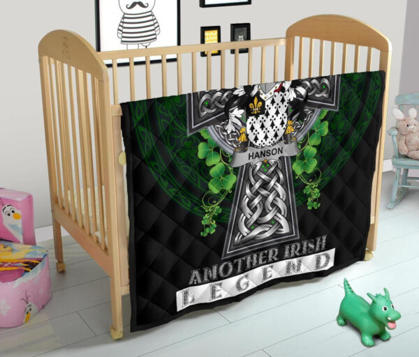 Hanson or O'Hanson Ireland Premium Quilt Family Crest Ireland Legend - Image 12