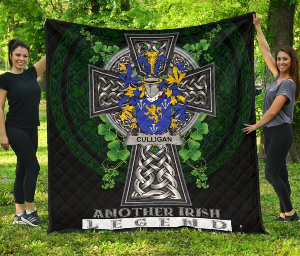 Culligan or McColgan Ireland Premium Quilt Family Crest Ireland Legend