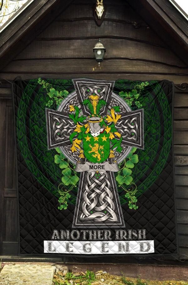 More or O'More Ireland Premium Quilt Family Crest Ireland Legend - Image 5