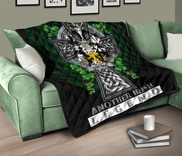 Grattan or McGrattan Ireland Premium Quilt Family Crest Ireland Legend - Image 10