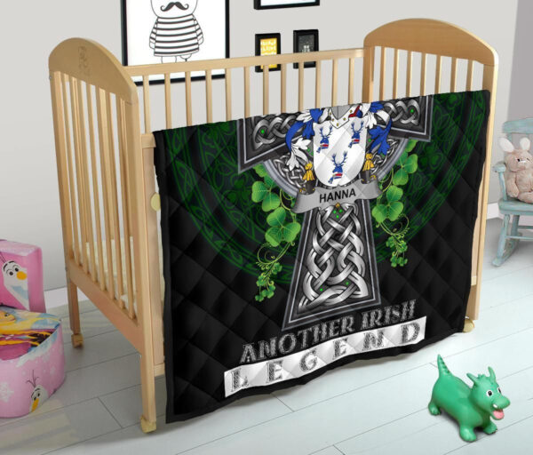 Hanna or O'Hanna Ireland Premium Quilt Family Crest Ireland Legend - Image 12