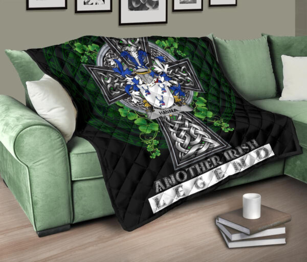 Hanna or O'Hanna Ireland Premium Quilt Family Crest Ireland Legend - Image 10