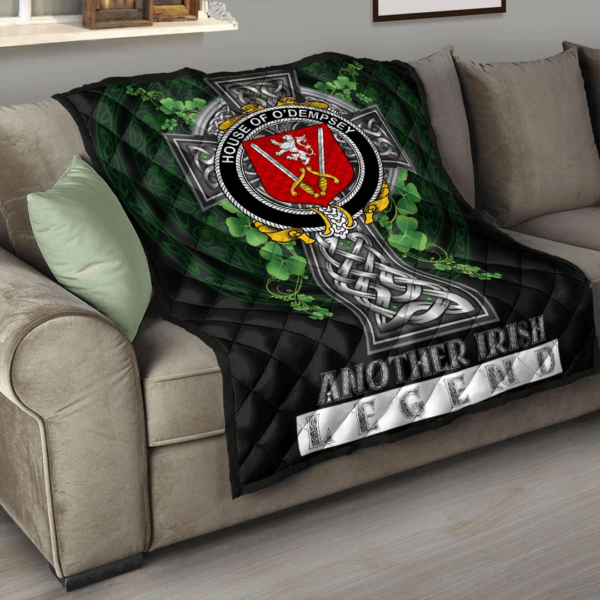 House of O'DEMPSEY Irish Family Crest Premium Quilt - Irish Legend - Image 3