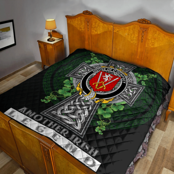 House of O'DEMPSEY Irish Family Crest Premium Quilt - Irish Legend - Image 2