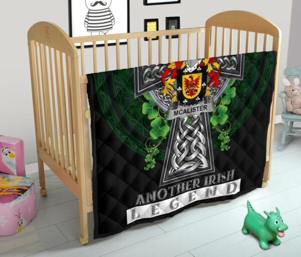 Alister or McAlister Ireland Premium Quilt Family Crest Ireland Legend - Image 12