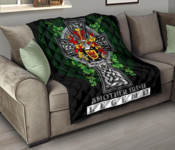 Alister or McAlister Ireland Premium Quilt Family Crest Ireland Legend - Image 9