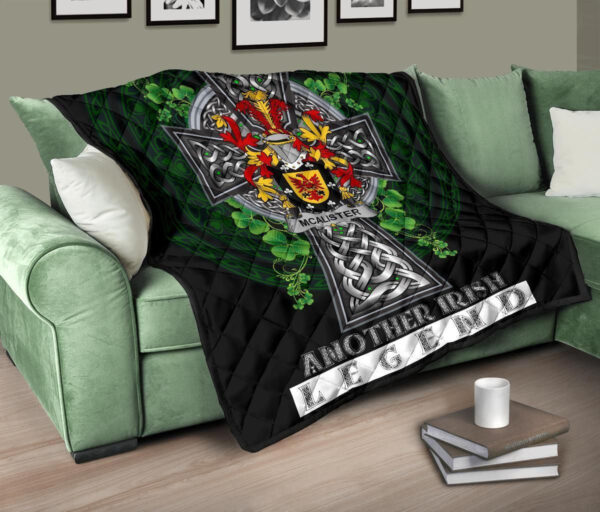 Alister or McAlister Ireland Premium Quilt Family Crest Ireland Legend - Image 10