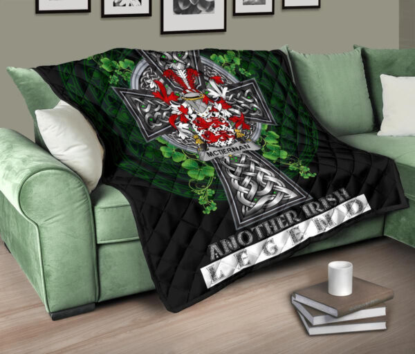 McTiernan or Kiernan Ireland Premium Quilt Family Crest Ireland Legend - Image 10