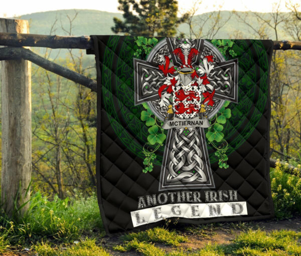 McTiernan or Kiernan Ireland Premium Quilt Family Crest Ireland Legend - Image 8