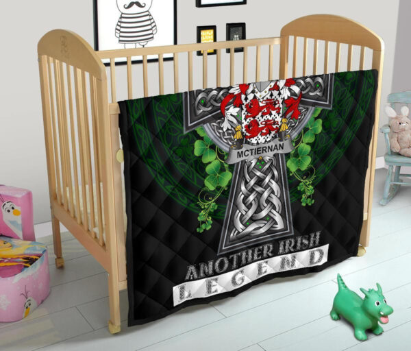 McTiernan or Kiernan Ireland Premium Quilt Family Crest Ireland Legend - Image 12