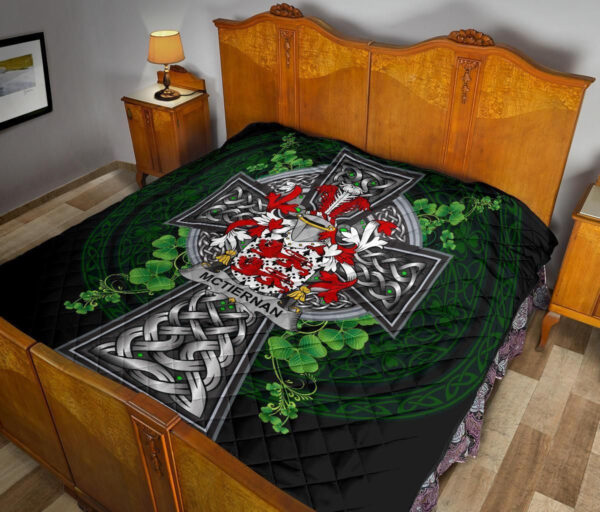 McTiernan or Kiernan Ireland Premium Quilt Family Crest Ireland Legend - Image 11