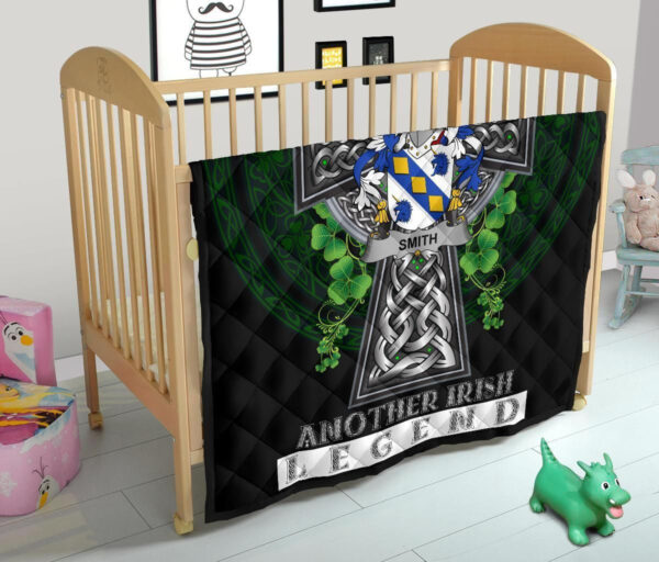 Smith or Smyth Ireland Premium Quilt Family Crest Ireland Legend - Image 12