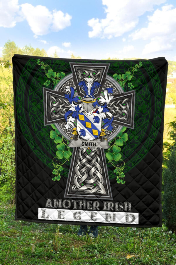 Smith or Smyth Ireland Premium Quilt Family Crest Ireland Legend - Image 4