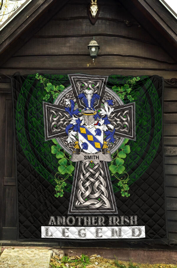 Smith or Smyth Ireland Premium Quilt Family Crest Ireland Legend - Image 5