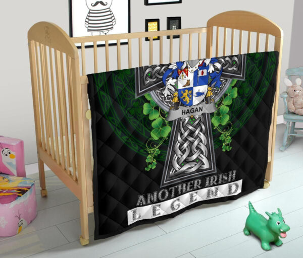 Hagan or O'Hagan Ireland Premium Quilt Family Crest Ireland Legend - Image 12