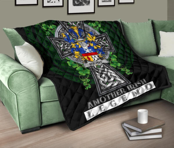 McEvoy or McKelvey Ireland Premium Quilt Family Crest Ireland Legend - Image 10