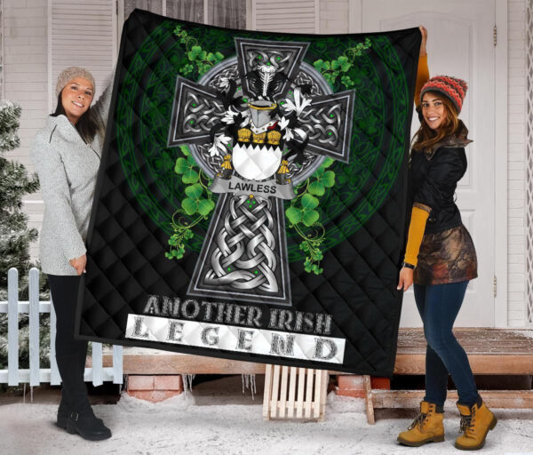 Lawless Ireland Premium Quilt Family Crest Ireland Legend - Image 2