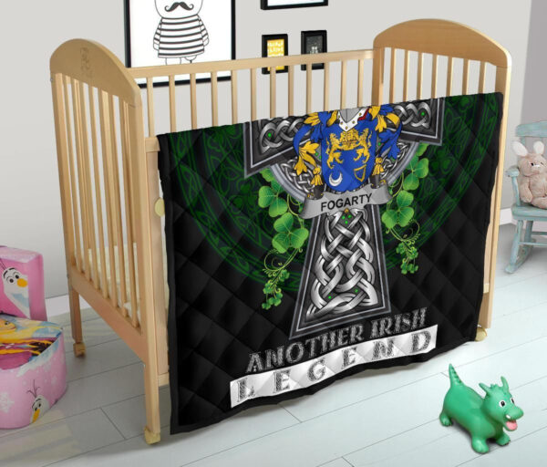 Fogarty or O'Fogarty Ireland Premium Quilt Family Crest Ireland Legend - Image 12