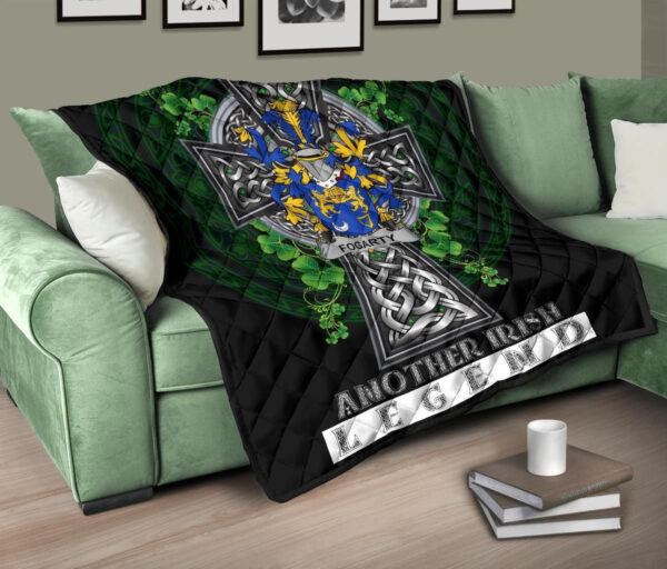 Fogarty or O'Fogarty Ireland Premium Quilt Family Crest Ireland Legend - Image 10