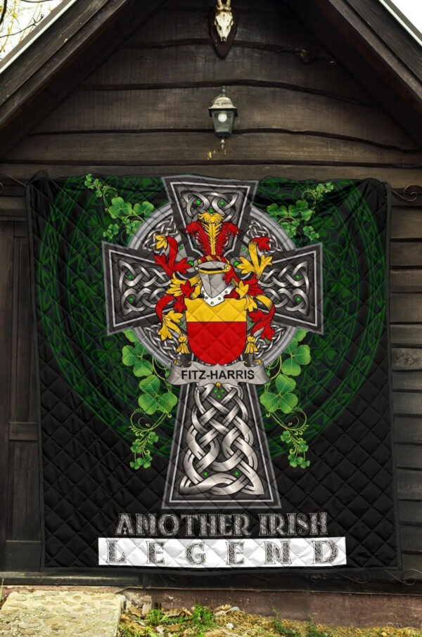 Fitz-Harris Ireland Premium Quilt Family Crest Ireland Legend - Image 5