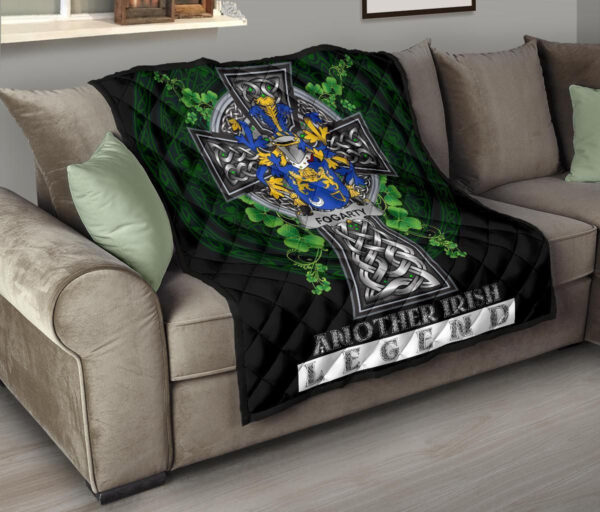 Fogarty or O'Fogarty Ireland Premium Quilt Family Crest Ireland Legend - Image 9