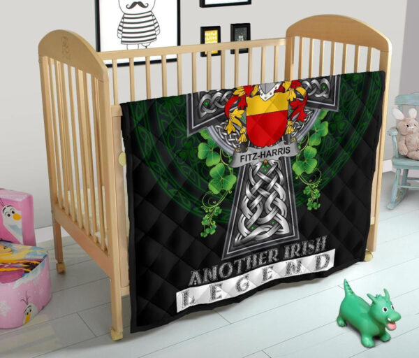 Fitz-Harris Ireland Premium Quilt Family Crest Ireland Legend - Image 12