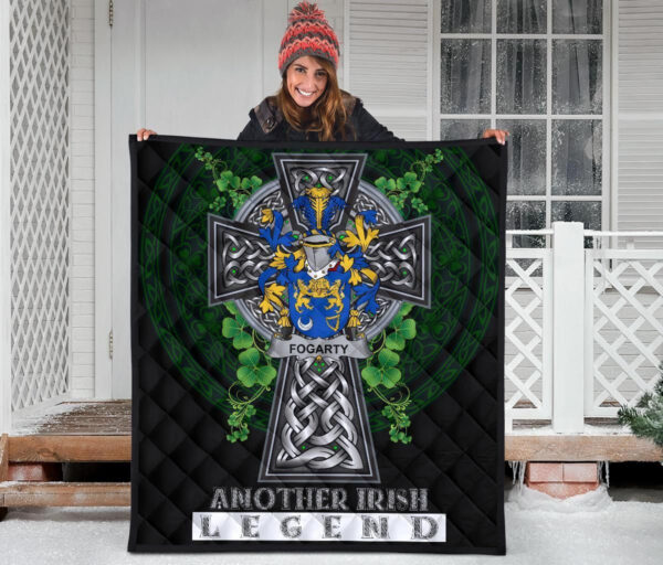 Fogarty or O'Fogarty Ireland Premium Quilt Family Crest Ireland Legend - Image 3