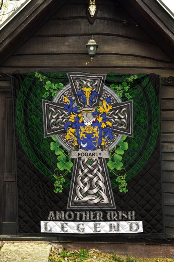 Fogarty or O'Fogarty Ireland Premium Quilt Family Crest Ireland Legend - Image 5