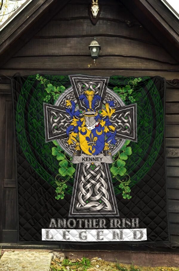 Kenney or O'Kenny Ireland Premium Quilt Family Crest Ireland Legend - Image 5