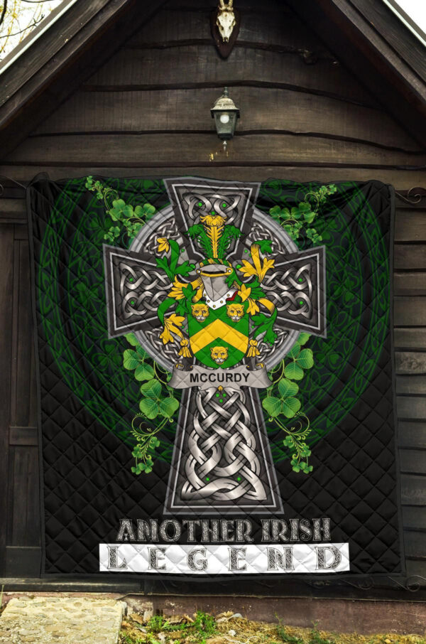 McCurdy or Curdy Ireland Premium Quilt Family Crest Ireland Legend - Image 5