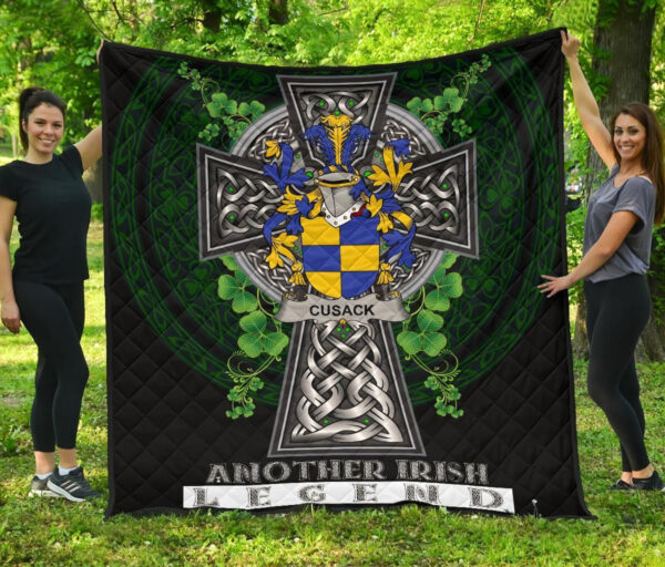 Cusack Ireland Premium Quilt Family Crest Ireland Legend