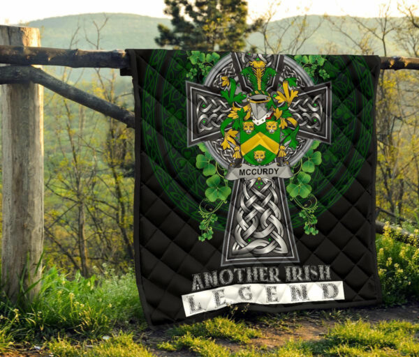 McCurdy or Curdy Ireland Premium Quilt Family Crest Ireland Legend - Image 8