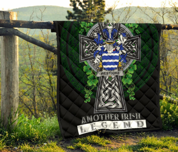 Westloke or Westlock Ireland Premium Quilt Family Crest Ireland Legend - Image 8