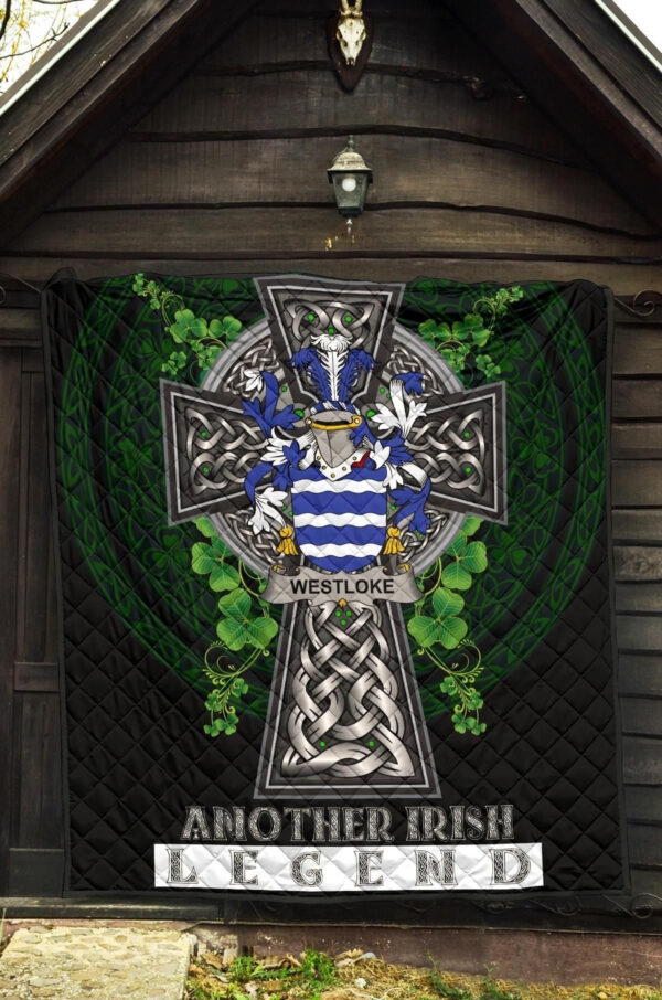 Westloke or Westlock Ireland Premium Quilt Family Crest Ireland Legend - Image 5