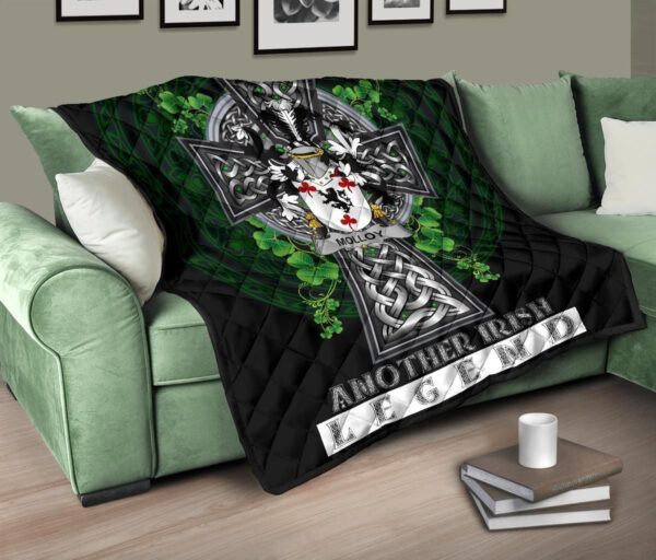 Molloy or O'Mulloy Ireland Premium Quilt Family Crest Ireland Legend - Image 10