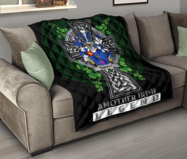 Turnly or Turnley Ireland Premium Quilt Family Crest Ireland Legend - Image 9