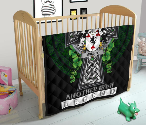 Molloy or O'Mulloy Ireland Premium Quilt Family Crest Ireland Legend - Image 12