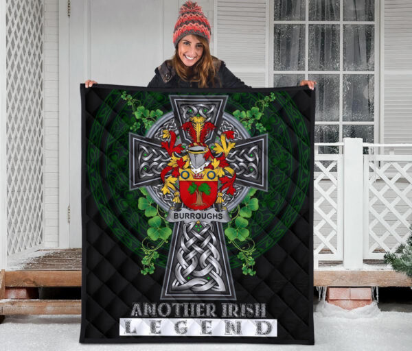 Burroughs Ireland Premium Quilt Family Crest Ireland Legend - Image 3